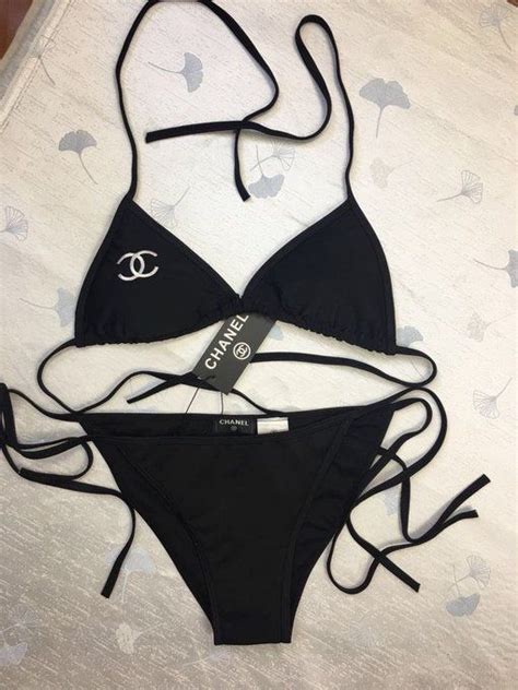 bootleg chanel bikini|Chanel swimsuits.